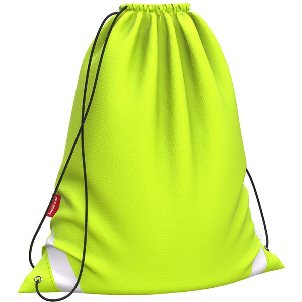 Сумка для сменной обуви ErichKrause Neon Yellow, 44*36.5 см, светоотраж. эл-ты Сумка для сменной обуви ErichKrause Neon Yellow, 44*36.5 см, светоотраж. эл-ты