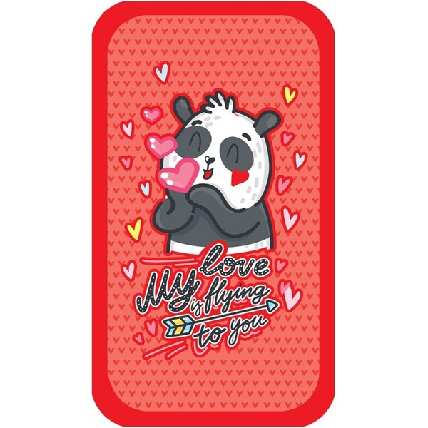 Пенал 2 отд., на молнии, 190*110*35 мм, текстиль, ArtSpace My Love  Акция!