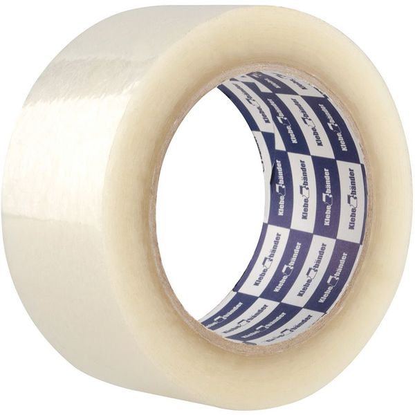 Лента клейкая упаковочная 50 мм * 100 м, BOPP 40 мкм, прозрачная, Klebebander