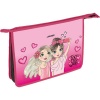 Папка А4 на молнии, 1 отд., PP/картон, конгрев, фольга, печ. 1-ст., deVENTE Too Cute Girl