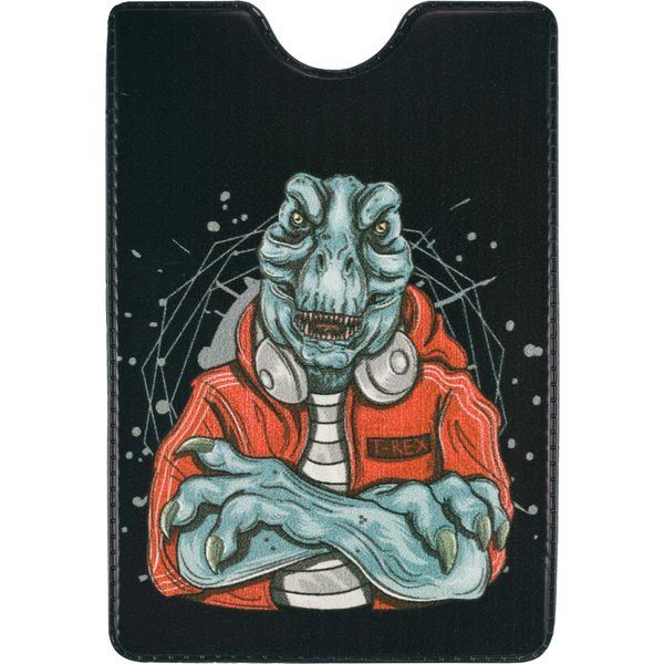 Чехол для карт и пропусков MILAND Динозавр Т-REX, пвх