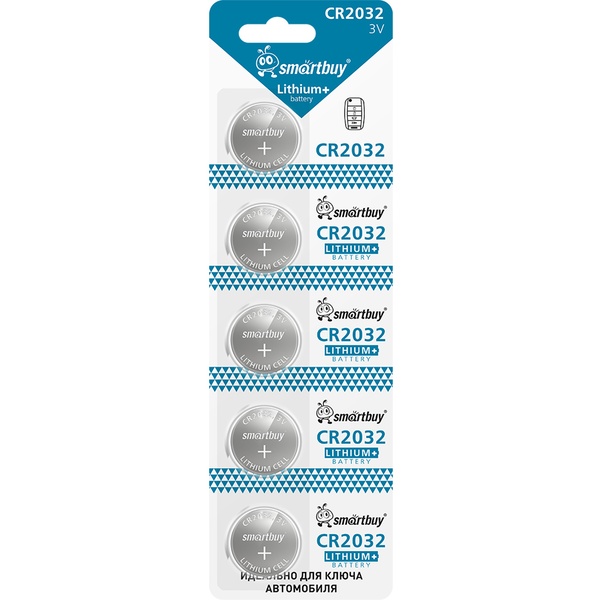 Батарейка CR2032, 3.0 V, Smartbuy Lithium Special Батарейка CR2032, 3.0 V, Smartbuy Lithium Special