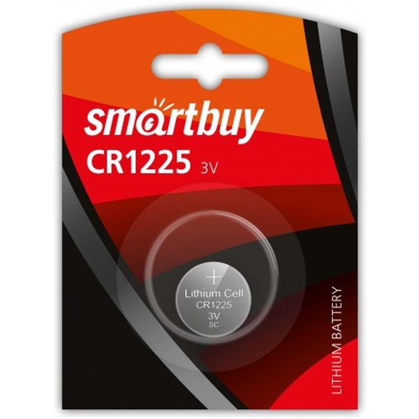 Батарейка литиевая CR1225, 3 V, блистер, Smartbuy
