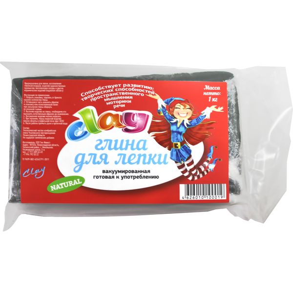 Глина вакуумированная Тех-Инвест Clay, самоотвердевающая, 1000 г, серая (п/п)  Акция!