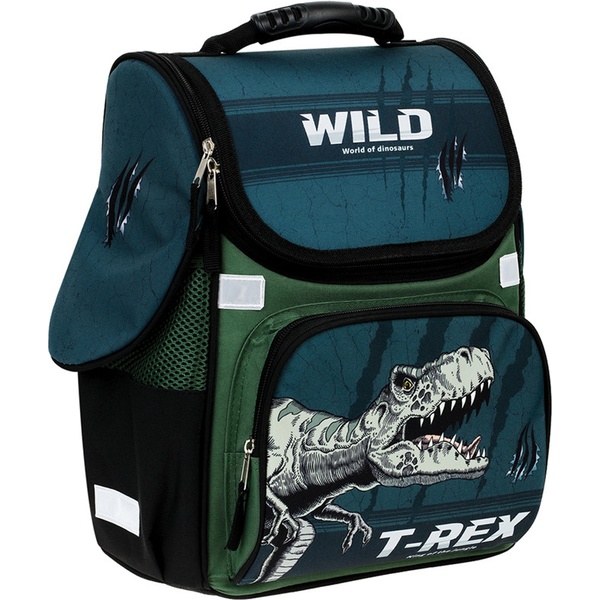 Рюкзак ученический ArtSpace Junior_T-Rex, 37*28*21 см, 20 л, 890 г, 1 отд., эрг. спинка