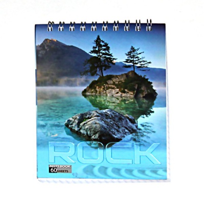 Блокнот на гребне А6 60 л. ЧУДО ПРИРОДЫ (ассорти)