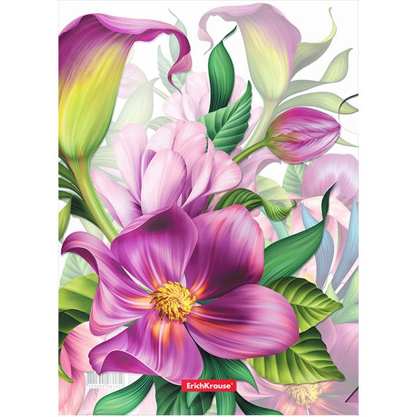 Папка-уголок А4, 160 мкм, ErichKrause Tropical Flowers, пластик. непрозр. "зеркало" Папка-уголок А4, 160 мкм, ErichKrause Tropical Flowers, пластик. непрозр. "зеркало"