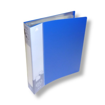 Папка с 60 файлами А4, PP 700 мкм, "песок", торц. карм., Бюрократ/ Ассорти