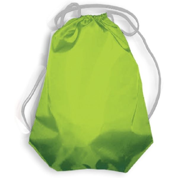 Сумка для сменной обуви ПЧЕЛКА, 42*34 см, серебристый шнурок, зеленая Акция!