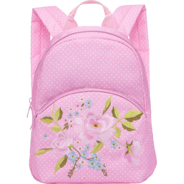 Рюкзак универсальный GRIZZLY (Розовый горох), 32*22*15 см, 7.5 л, 270 г, 1 отд., 1 карман  Акция!